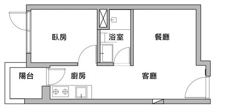 一房一廳格局|1房1廳怎麼規劃才不雷？這招解放你家客、餐、廚 